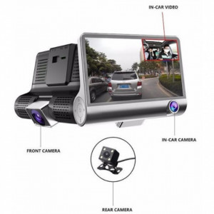 Camera auto 3 in 1 Full HD 1080p, 5 mpx, Unghi 170 grade
