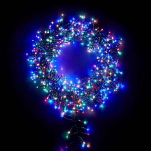 Instalatie de craciun tip cluster, interconectabila, 20 metri, 960 led, Multicolor