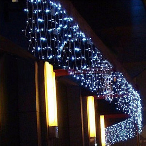 Instalatie de Craciun Tip Perdea 3 m x 1 m, 132 LED ALB RECE