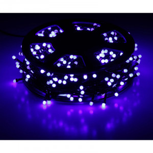 Instalatie exterior 100 metri, 1000 LED Albastru, IP44