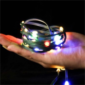 Instalatie sir LED pentru exterior 