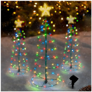 Instalatie solara, 200 led, 22 metri, Multicolor