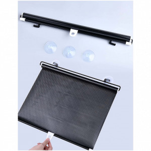 Parasolar retractabil, pentru fereastra sau auto, 58 cm x 125 cm