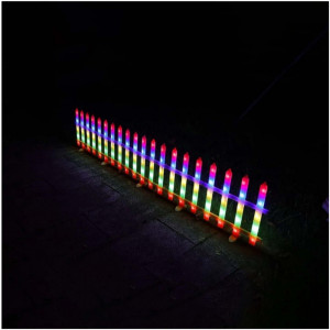 Gardulet decorativ cu 160 leduri, Multicolor, interconectabil