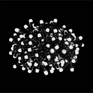 Instalatie luminoasa de craciun, bilute cluster, 10 metri, 480 led, Alb Rece, Interconectabila