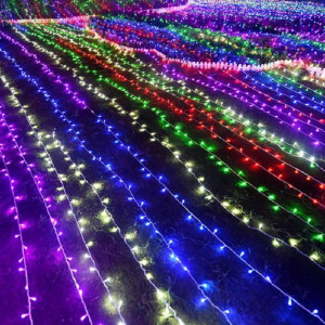 Rola instalatie liniara 100 m cu 1000 LED-uri si 8 jocuri de lumina