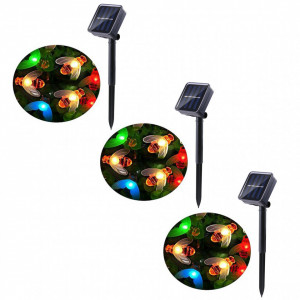 Instalatie solara Albinute LED, 150 led, Multicolor