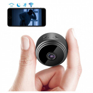 Concession Passed Adept Mini camera video Wi-Fi 1080p HD, unghi 150, Senzor de miscare