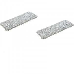 Set 2 rezerve pentru mop plat, Microfibra