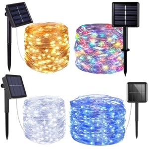 Instalatie solara, 100 led, 10 m