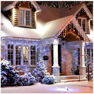 5 + 1 Gratis, Instalatie franjuri, 48 metri, 1200 LED-uri