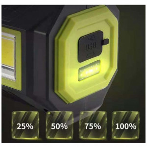 Lanterna solara, 30W, panou lateral LED, acumulator 20.000 mAh