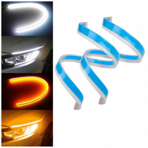Set 2 benzi LED Matrix pentru faruri cu semnalizare secventiala, 45 cm