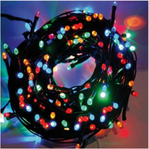 Set 2 x Instalatie muzicala de Craciun, 20 m, 200 led-uri, multicolor