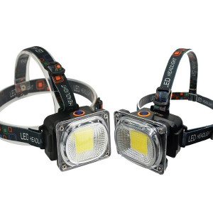 Set 2 x Lanterna reincarcabila de cap cu LED mare 2.5 cm