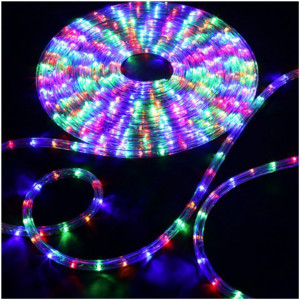 Furtun luminos LED, 8 jocuri de lumini,10m, Multicolor
