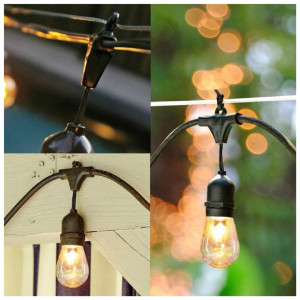 Ghirlanda luminoasa, alimentare 220v, 5 metri, 10 becuri, interconectabila