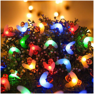 Instalatie solara Albinute LED, 150 led, Multicolor