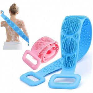 Perie corp baie, silicon, exfoliere si masaj corporal  - 1+1 Gratis