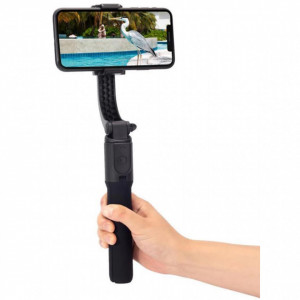 Selfie stick, cu telecomanda, trepied si stabilizator, Smart Gimball