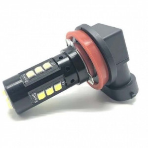 Set 2 Becuri Auto H11, 15 LED smd /bec, 80W