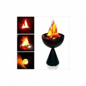 Set 2 x Lampa decorativa cu flacara falsa, cu picior de sustinere​