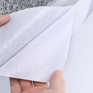Folie de aluminiu autoadeziva bucatarie, dimensiune 300 cm x 60 cm