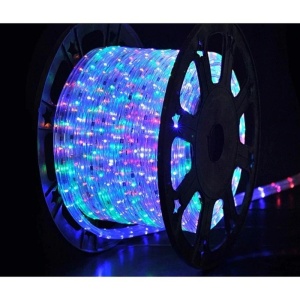 Furtun luminos LED 100 metri, diverse culori