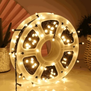 Instalatie exterior 150 metri, 880 led V8 diamant, diverse culori