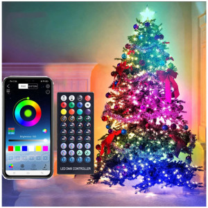 Instalatie RGB 100 Led, 10 metri, aplicatie bluetooth