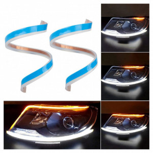 Set 2 benzi LED Matrix pentru faruri cu semnalizare secventiala, 45 cm