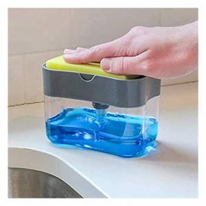 Dispenser 2 in 1 pentru detergent lichid de vase