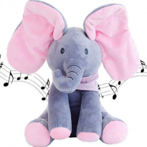 Elefant interactiv din plus PEEK A BOO
