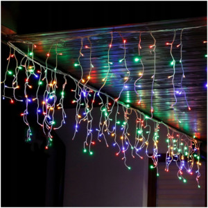 Instalatie decorativa, model franjuri, 360 Led, 15 metri, Multicolor