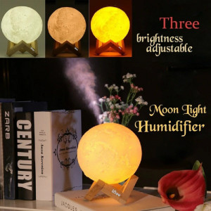 Lampa de veghe cu umidificator, Luna