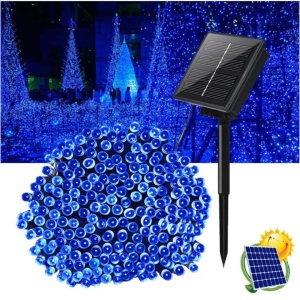 Instalatie sir solar LED pentru exterior cu incarcare solara