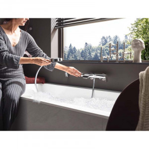 Baterie cada - dus, Hansgrohe, Vivenis, crom - Img 7