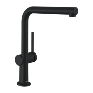Baterie de bucatarie, Hansgrohe, Talis M54 270, 1 jet, negru mat
