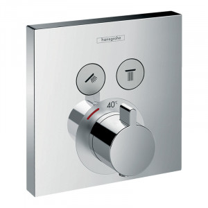 Baterie de dus, Hansgrohe, ShowerSelect, cu doua functii, crom