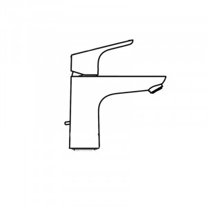 Baterie de lavoar Hansgrohe, Focus 100, cu ventil, crom - Img 4