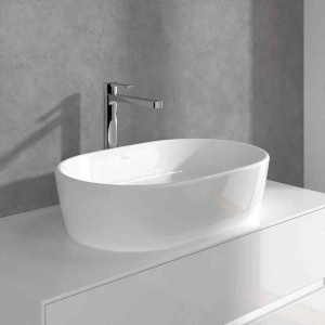 Baterie inalta pentru lavoar Villeroy&Boch, Architectura 277, cu ventil click clack, crom - Img 3