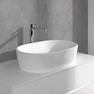 Baterie inalta pentru lavoar Villeroy&Boch, Architectura 277, cu ventil click clack, crom - Img 3