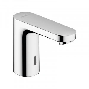 Baterie lavoar electronica, Hansgrohe, Vernis Blend, h100, cu ajustare temperatura, crom
