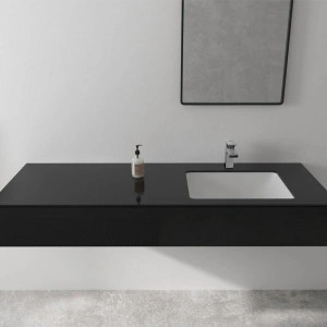 Baterie lavoar, Hansgrohe, Vernis Shape 100, cu ventil pop-up, negru mat - Img 5