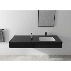 Baterie lavoar, Hansgrohe, Vernis Shape 100, fără ventil, negru mat - Img 3