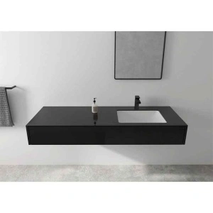 Baterie lavoar, Hansgrohe, Vernis Shape 100, fără ventil, negru mat - Img 3
