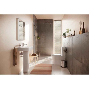 Baterie pentru lavoar Hansgrohe Rebris S 80 CoolStart, fără ventil, crom - Img 2