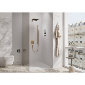 Brat de dus, Hansgrohe, E 39 cm, bronz periat - Img 4