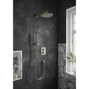 Braț de duș Villeroy&Boch, Universal Showers, rotund, 40 cm, brushed nickel - Img 4