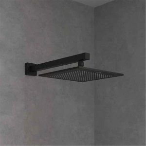 Cap de duș Villeroy&Boch, Universal Showers, pătrat, 25 x 25 cm, negru mat - Img 2